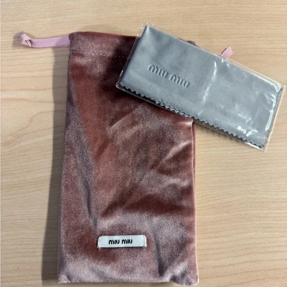 Miu Miu Black and Pink Sunglasses Cat-Eye Style - Picture 4 of 7